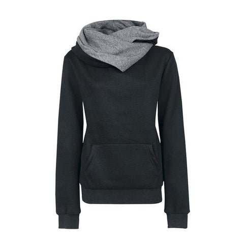 European and American Style Solod Women Sweatshirts Long-sleeve Hooded Jacket Pullover Hoodies Women Slim Fit Design European and American Style Solod Women Sweatshirts Long-sleeve Hooded Jacket Pullover Hoodies Women Slim Fit Design