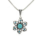 2015 Latest Popular Best-selling Retro Bohemian Fine Sunflowers Turquoise Pendants