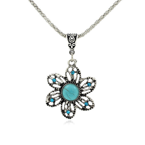 2015 Latest Popular Best-selling Retro Bohemian Fine Sunflowers Turquoise Pendants 2015 Latest Popular Best-selling Retro Bohemian Fine Sunflowers Turquoise Pendants