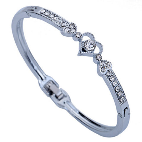 Silver Plated Crystal Bracelet Silver Plated Crystal Bracelet