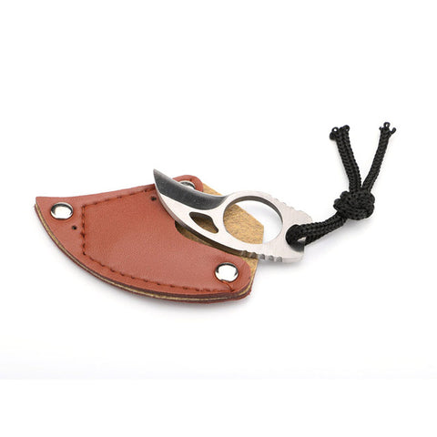 Small Protable MC Knife Outdoor EDC Tool Survival Self defense Mini Claw Knife Leather Sheath Home Defensa personal SS Small Protable MC Knife Outdoor EDC Tool Survival Self defense Mini Claw Knife Leather Sheath Home Defensa personal SS