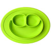 1PC 3 Grids Silicone kids baby Diner portable Dish bowl plates tray for Children Training Plate Baby Placemat Infant Tableware - maciej-store 1PC 3 Grids Silicone kids baby Diner portable Dish bowl plates tray for Children Training Plate Baby Placemat Infant Tableware - maciej-store