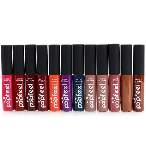 New Waterproof 12 Colors Set Makeup Matte Lipstick Lip Gloss Pencil Beauty Long Lasting Perfect Lip Makeup New Waterproof 12 Colors Set Makeup Matte Lipstick Lip Gloss Pencil Beauty Long Lasting Perfect Lip Makeup