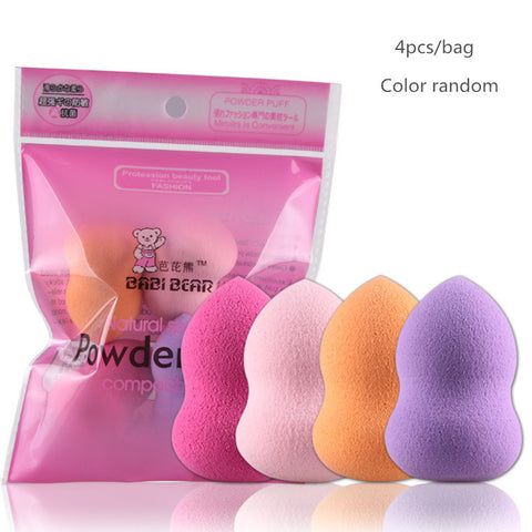 Cosmetic Puff Sponge Wet And Dry Dual Makeup Tools 4 Colors Cosmetic Puff Sponge Wet And Dry Dual Makeup Tools 4 Colors