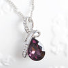BEST SELLER - Silver Crystal Drop Shape Necklace - maciej-store BEST SELLER - Silver Crystal Drop Shape Necklace - maciej-store