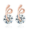 2016 Top Popular Fashion Zircon Earring Girls Jewelry Accessories Wedding Stud Earrings Hot Sale - maciej-store