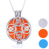 Unique Style 30mm Aromatherapy Jewelry Essential Oil Diffuser Locket Necklace With Colorful Pad - maciej-store