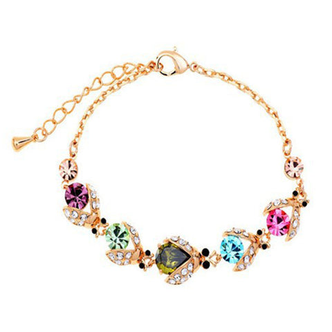 Colorful Rhinestone Bracelet