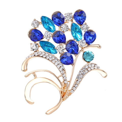 Classic Crystal Brooch