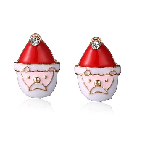 Christmas Korean Fashion Earrings Exquisite Christmas Old Man Earrings  Wholesale&Retail