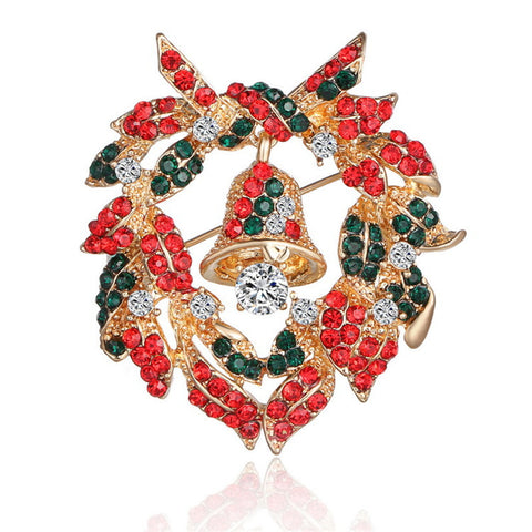 Bell Wreath Brooch