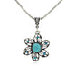 2015 Latest Popular Best-selling  Retro Bohemian Fine Sunflowers Turquoise  Pendants