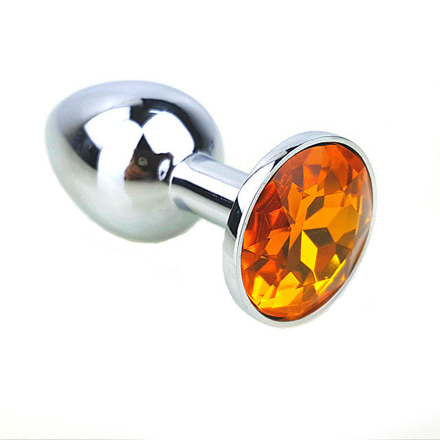12 Colors Metal Anal Sex Toys For Women & Men, Anal Butt Plugs + Cryst |  maciej-store