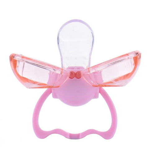 Funny Silicone Nipple Automatic Housing Baby Pacifier Toddler Soother Teether Care Dustproof BPA Free 1pc - maciej-store