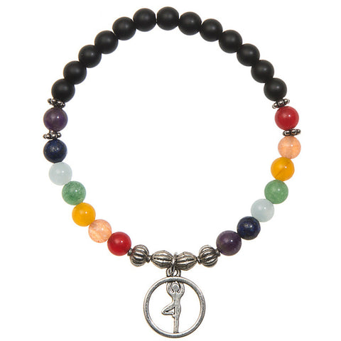 New heart pendant Chakra bracelets for Women Man bracciale uomo tiger eye bracelet natural stone charm bracelet men hombre gift - maciej-store