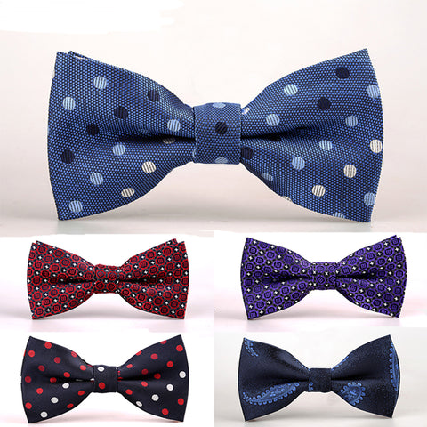 GUSLESON New Design Mens Bow Tie Brand Male Polka Dot Bowtie Necktie Business Wedding Neckties Bowtie Vestidos Gravata Borboleta - maciej-store