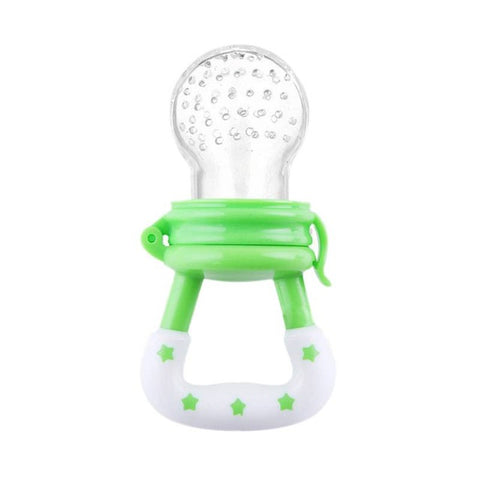 Baby Silcone Feeding Nipple Pacifier Fresh Food Feeder Dummy Fruits Nibbler Soother Bottle Clip Chain - maciej-store