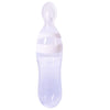 Infant Silica Gel Feeding Bottle With Spoon Food Supplement Rice Cereal Bottle - maciej-store