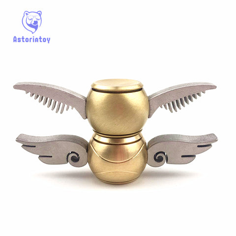 1PCS Fidget Spinner Hand spinner Harry Potter Fans New Fidget Toy EDC ADHD Anti-Stress Copper New Designs Decompression Toy - maciej-store