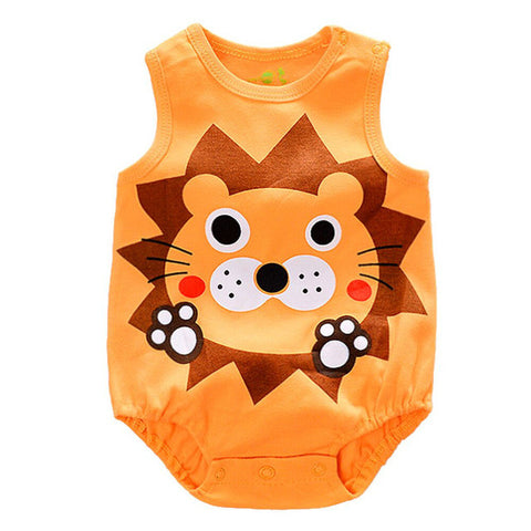 Baby romper Animal print Newborn Infant Baby Boy Girl Cartoon Romper Cute Jumpsuit Climbing Clothes drop shipping baby clothes - maciej-store