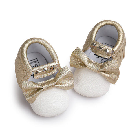 Baby Girls shoes 2017 Crib Tassels Bandage Soft Sole Shoes Toddler Sneakers Casual Shoes