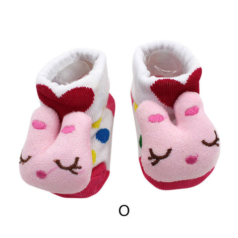 Baby socks Cartoon Newborn Baby Girls Boys Anti-Slip Socks Slipper Shoes Boots Kids sock - maciej-store