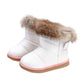 Cotton Winter Baby Boys Girls Child Leather Shoes Martin Boot Warm Shoes Rabbit thick snow boots