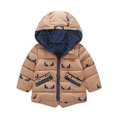 2016 New Sale Regular Cotton Broadcloth 100% Winter Jacket Children Jacket for Winter Clothes Christmas Hooded Kids Warm Coats - maciej-store