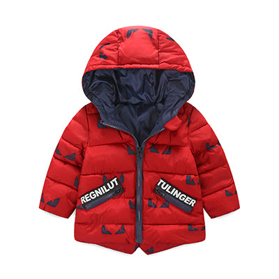 2016 New Sale Regular Cotton Broadcloth 100% Winter Jacket Children Jacket for Winter Clothes Christmas Hooded Kids Warm Coats