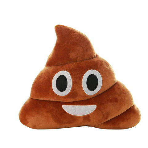 Mini Cute Emoji Emoticon Cushion Poo Shape Pillow Doll Toy Throw Pillow Cute doll face expression pillow Doll accessories Girls