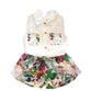 GIrl Clothes set Baby Kids Girls Clothing Sleeveless Blouse T-shirt+Floral Pants 2pcs Set Outfits Drop ship