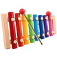 8 scales Tune whistle baby early childhood education wooden musical instrument toys trailer Musical Toys