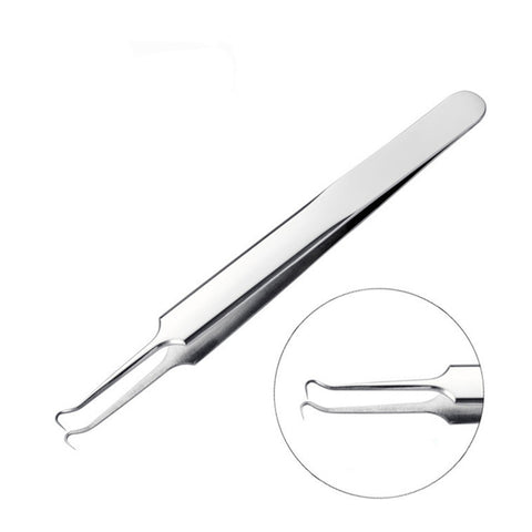 Bend Curved Stainless Steel Whitehead Blackhead Acne Clips