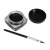 #Y# 1Pcs Brand New Black Long-lastingt Eye Liner Eyeliner Gel Makeup Cosmetic Eyeliners With Brush - maciej-store