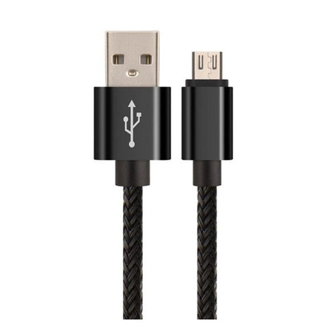 0.25/1/2/3M Micro USB Cable V8 2A Braided Charging Cable For Phone USB Data&Sync Faster Charger Cable For Samsung Galaxy S7 edge