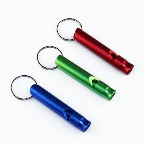 3 pc Mix Aluminum Emergency Survival Whistle Keychain For Camping Hiking perfect match for different occasion#20