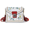 women's shoulder bag Embroidery Flower Leather Handbag crossbody bags for women portefeuille femme #5M - maciej-store