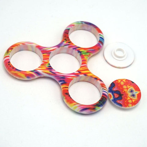 Different Cololfull hand spinner case printing For Autism and ADHD fidget spinner Funny Anti Stress spinner - maciej-store