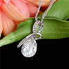 BEST SELLER - Silver Crystal Drop Shape Necklace - maciej-store