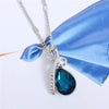 BEST SELLER - Silver Crystal Drop Shape Necklace - maciej-store